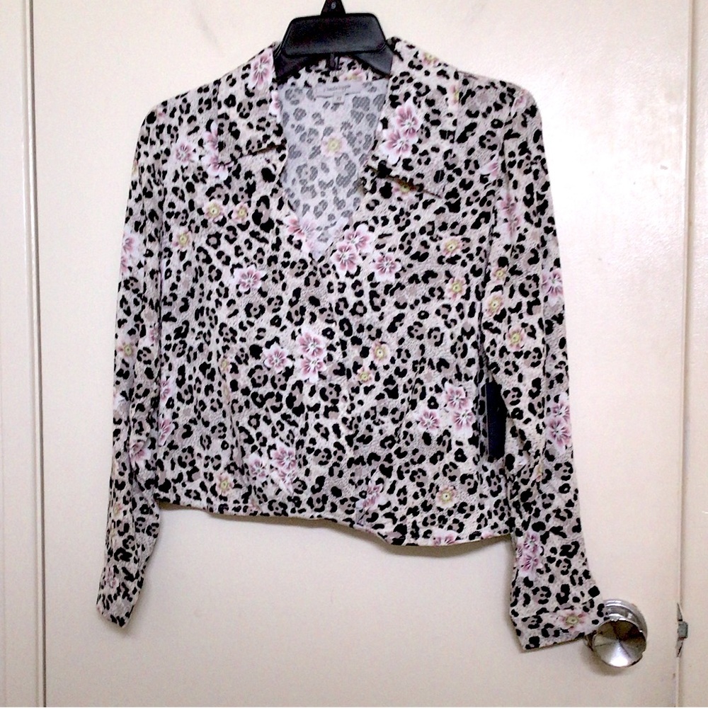 Haute Hippie Faux Wrap Blouse